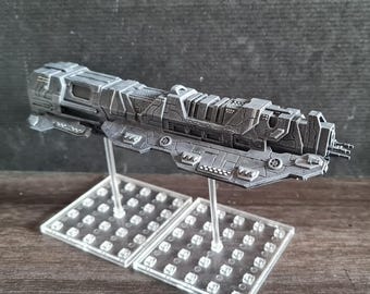 Halo Fleet battles UNSC Colossus class super carrier