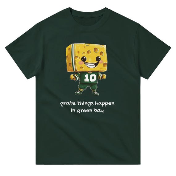 Green Bay Packers grate Things Cute Cheeseman T shirt for Packers Fans Etsy UK