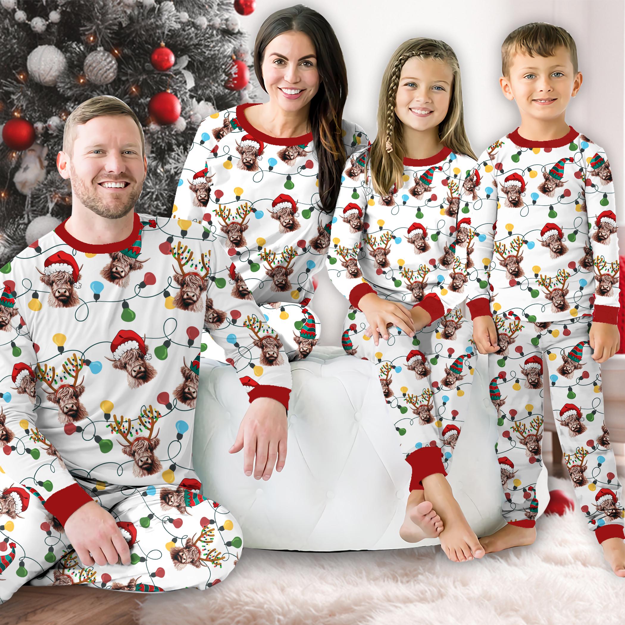 Pigiama con stampa mucca Italia