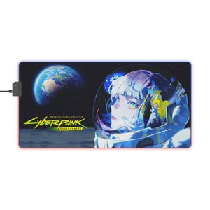 Cyberpunk Edgerunners LED Gaming Mouse Pad