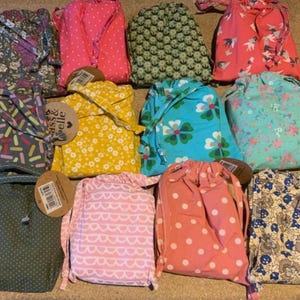 Vintage Fabric Foldable Shopping Bag Assorted