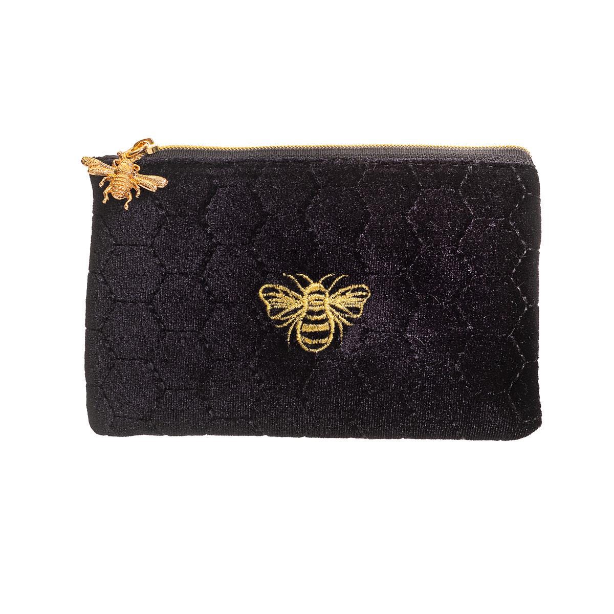 Leather Handbag Honey Bee Purse Elizabeth Scarlett Honey Bee