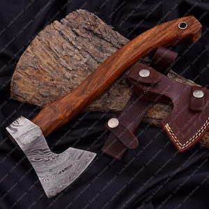 Axt,Geburtstags Geschenk Handgeschmiedeter Karbonstahl VIKING Axt, Larp Axt, Hochzeitsgeschenk, Beste Äxte, Geburtstagsgeschenk, Larp Axt, Für kampieren