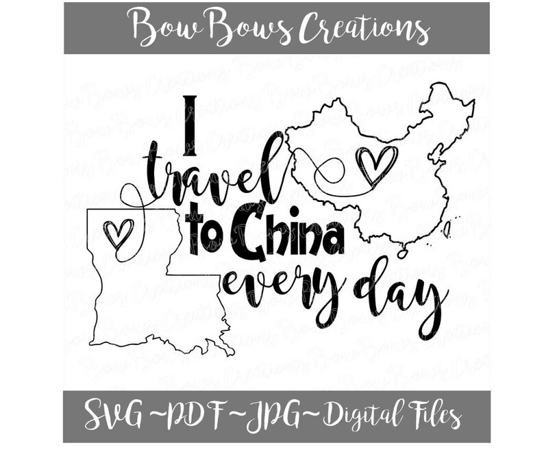 Download Clip Art Vipkid Teacher I Travel Louisiana Cut File Teach Love Travel To China Svg Vinyl Car Window Sticker Decal Tag Laptop Decal Canvas Art Collectibles