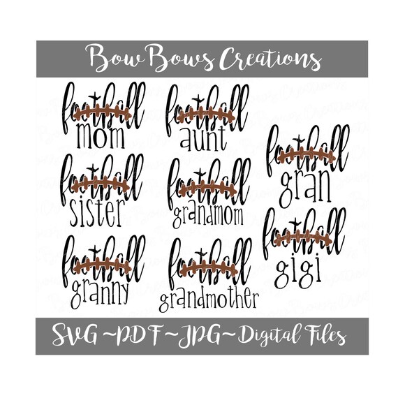 Football Aunt Vinyl Decal Sticker