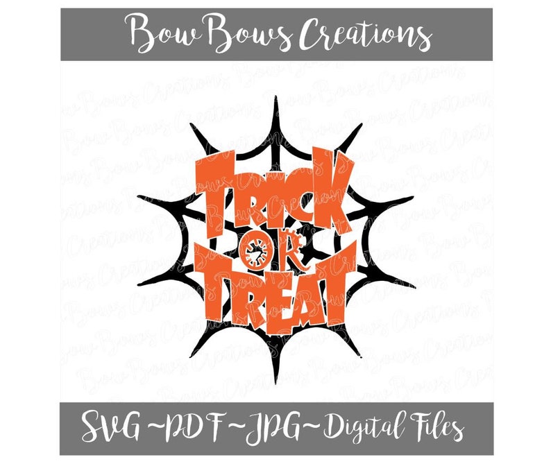 Download Clip Art Spiderweb Trick Or Treat Digital Cut File Halloween Svg Vinyl Car Window Sticker Decal Monogram Tag Laptop Decal Spiderweb Art Collectibles