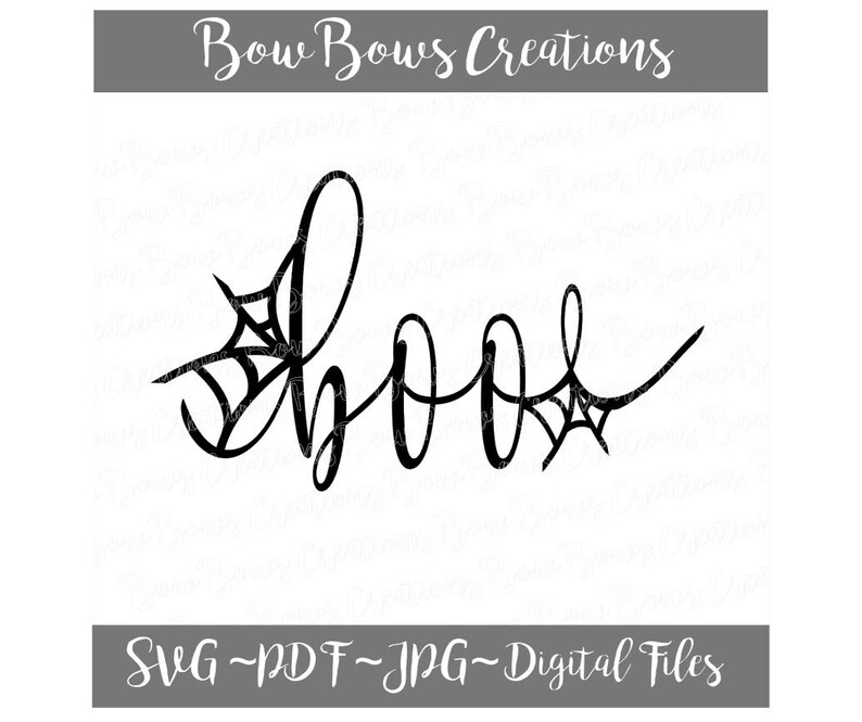 Download Clip Art Halloween Boo Web Digital Cut File Scary Svg Vinyl Car Window Sticker Decal Monogram Tag Laptop Decal Spiderweb Art Collectibles