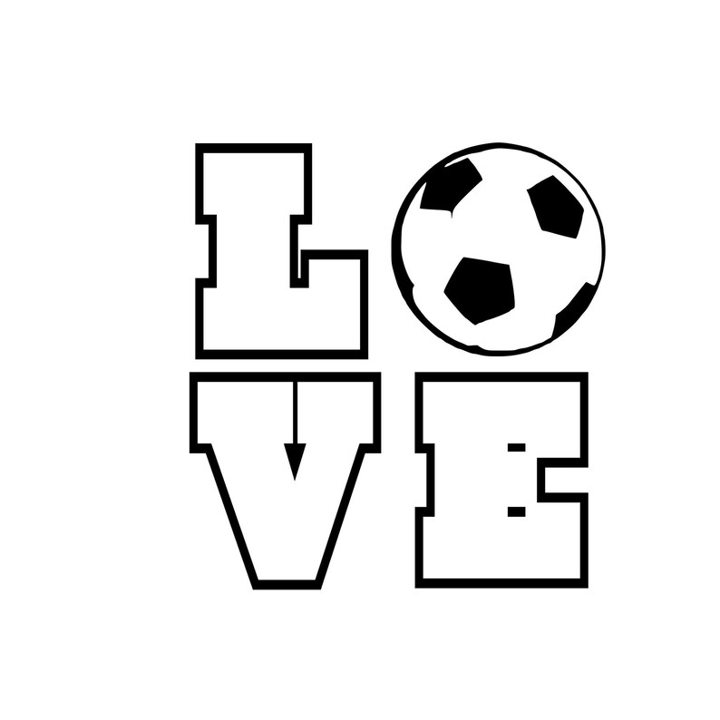 Download Soccer Love Sticker Digital File Svg Svg Vinyl Car Window Decal Accessory Sticker Monogram Tag Laptop Iphone Clip Art Art Collectibles Leadcampus Org