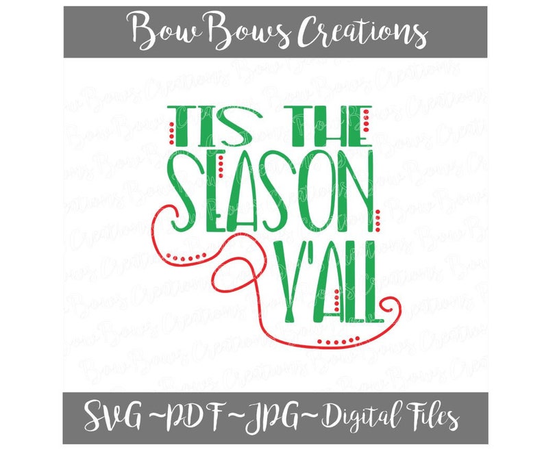 Download Tis The Season Digital Cut File Christmas Svg Vinyl Car Etsy
