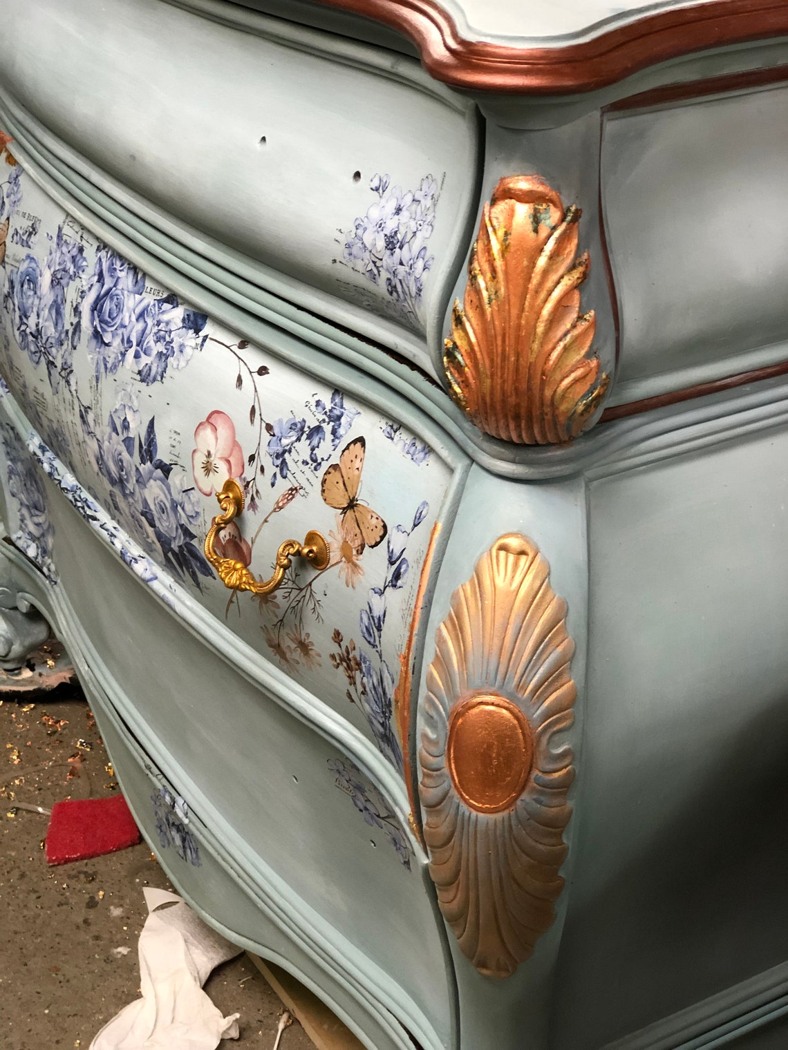Painted and Refurbished Bombay Dresser Etsy