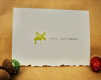 Merry Christmoose Holiday Card