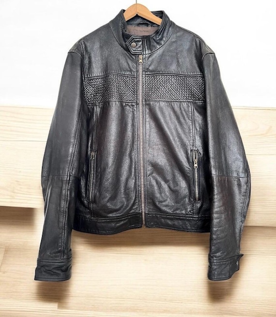 ヴィンテージブラウンレザーボンバージャケット – Zara アビエイター