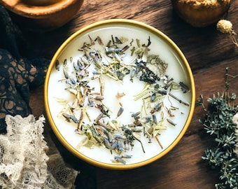Bougie de guérison au miel et au soja, bougie d'été, livraison rapide, bougies pour une cause, fait main