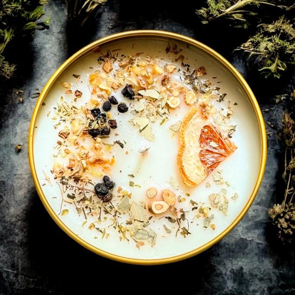 Winter Wellness Soy Candle: Ginger, Cinnamon, Lemon & Jasmine