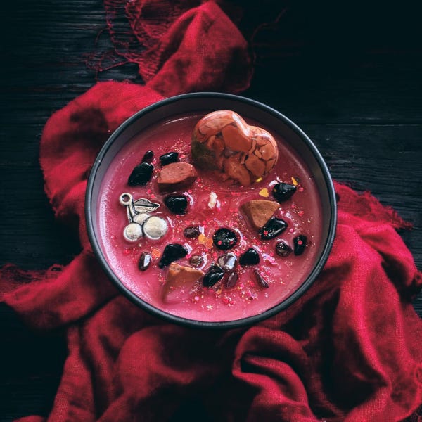 Handmade Soy Candle: Cherry Berry Scents Rooted Synergy