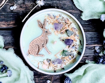 Spring Equinox Soy Candle, Welcome Spring, Candles for a Cause, Handmade