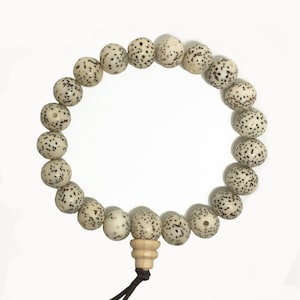 Lotus Seed Bracelet - beige-gray-white color