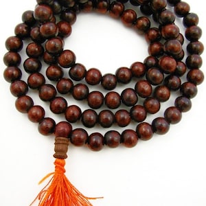Rosewood aka Sheesham Wood 8mm Mala (not knotted)