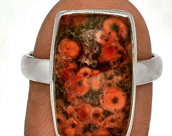 18.75 Cts. Beautiful Natural Designer Poppy Jasper Pear Cabochon Light Red Brown color Pendant size 30x25x4 mm