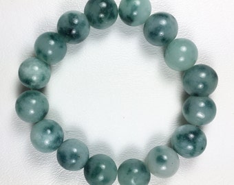 10pcs Green Dyed Agate Gemstone Beads 8mm Jewellery Supplies B37269 Grade B
