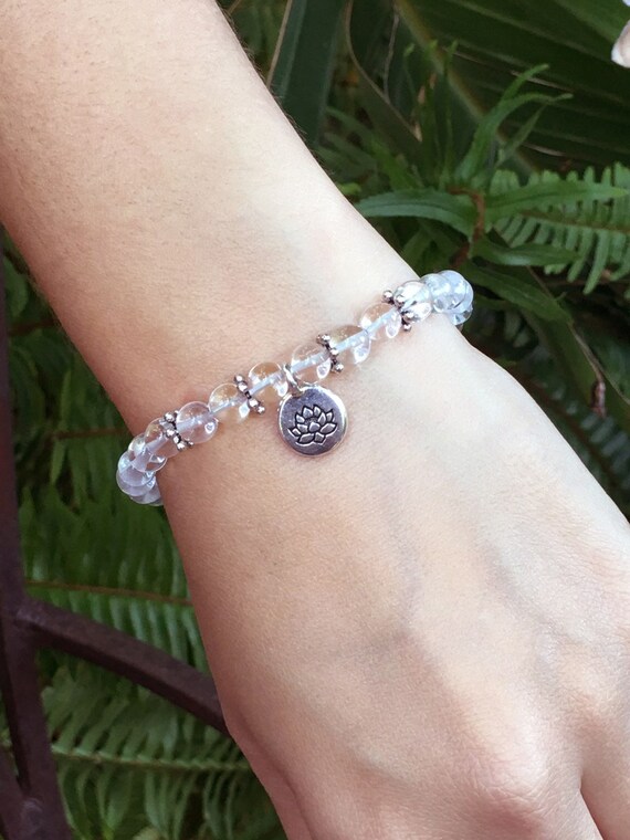 Sterling Silver Clear Quartz April Charm Sterling Silver Clear Quartz April Charm