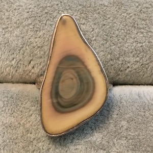 Royal Imperial Jasper Ring free-form shape ring size 8.5
