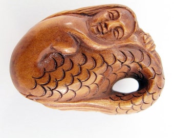 Mermaid Ojime Bead