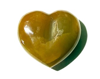 Carnelian Puffy Heart 32mm Wide