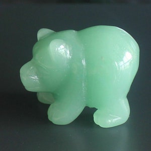 Green Aventurine Bear Figurine