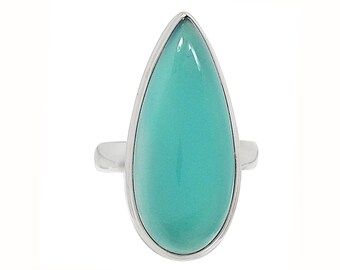 Paraiba Chalcedony Ring size 8.25