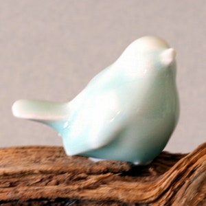 Celadon Porcelain Bird Figurine No. 1