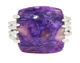Charoite Ring Size 10.5