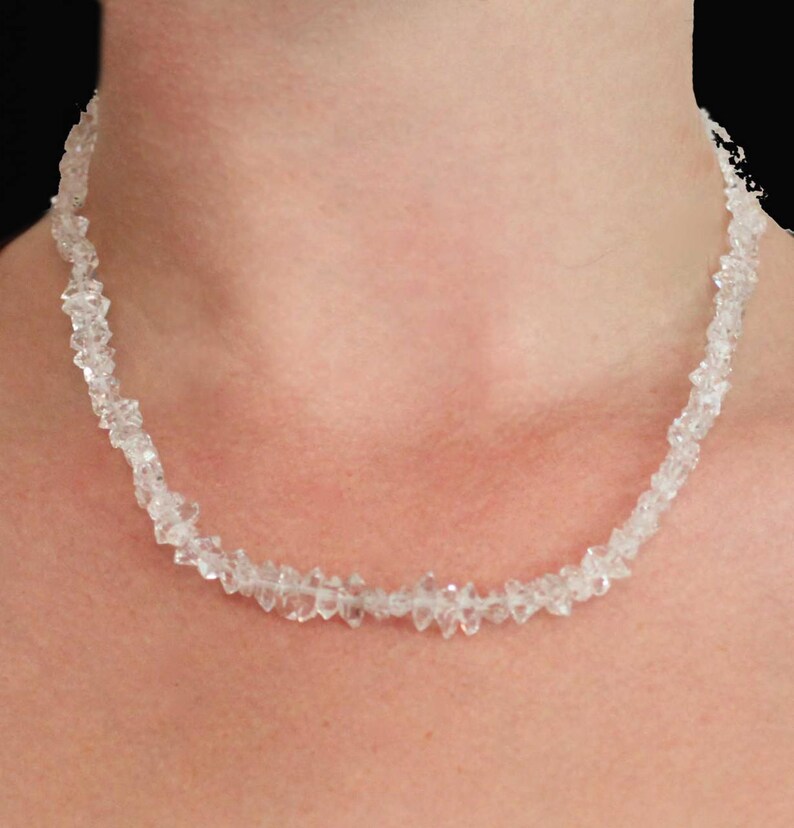 Herkimer Diamond Necklace for Ultimate Psychic Enhancement Etsy