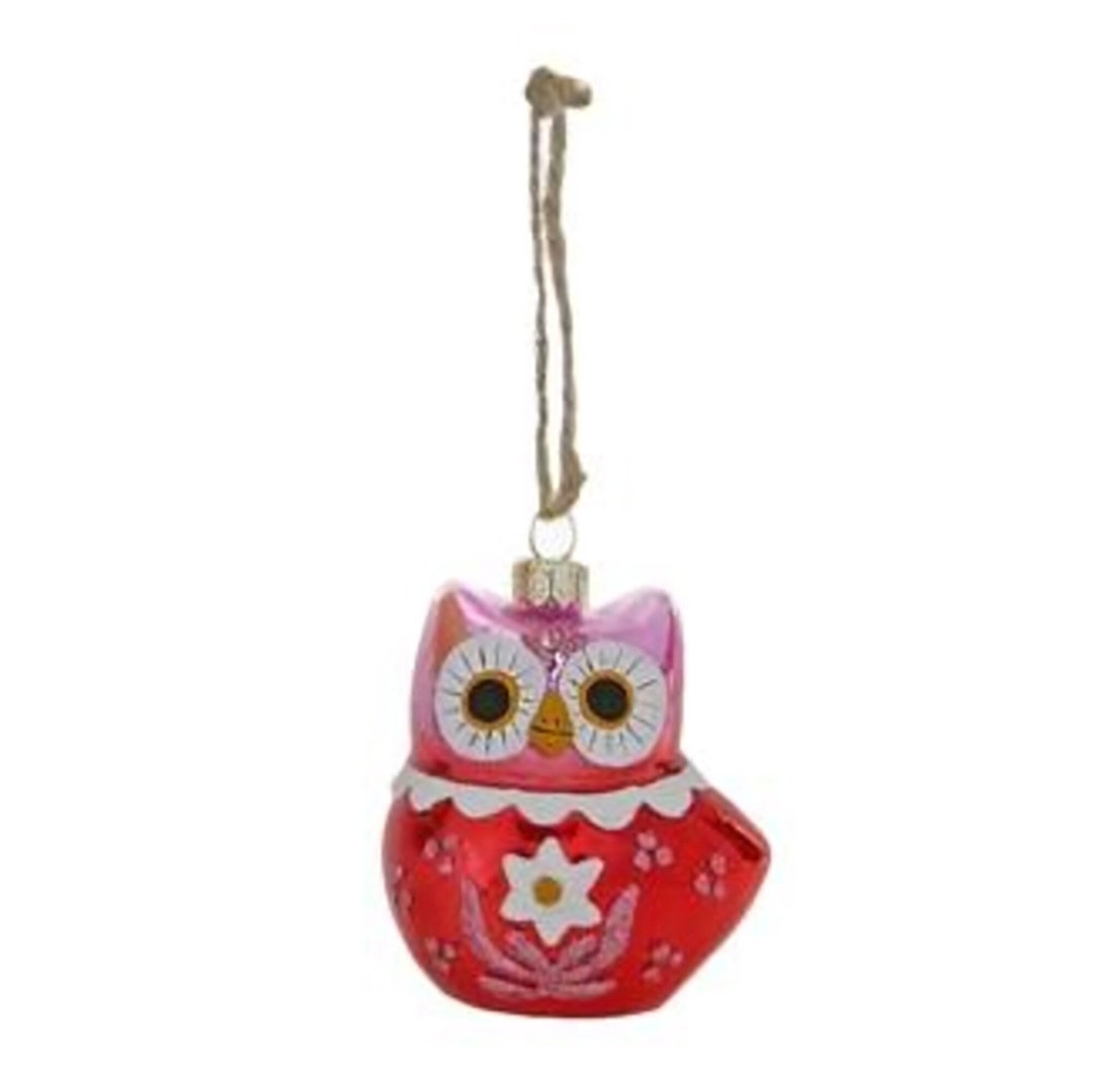 Vintage Owl Ornament in Three Color Options Etsy