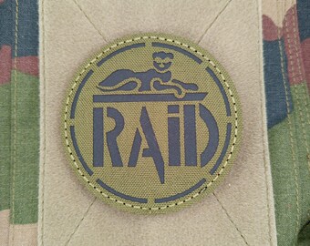 RAID Special Edition Tactical Patch - Camouflage Military Style