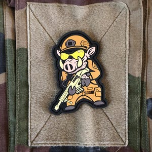 Hog Hunter PVC Patch - Tactical Velcro Fastener