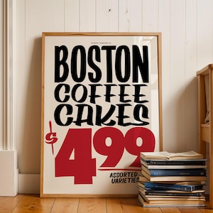 Arte de pared de tienda de comestibles de edición limitada de 45 x 60 cm, con letras a mano