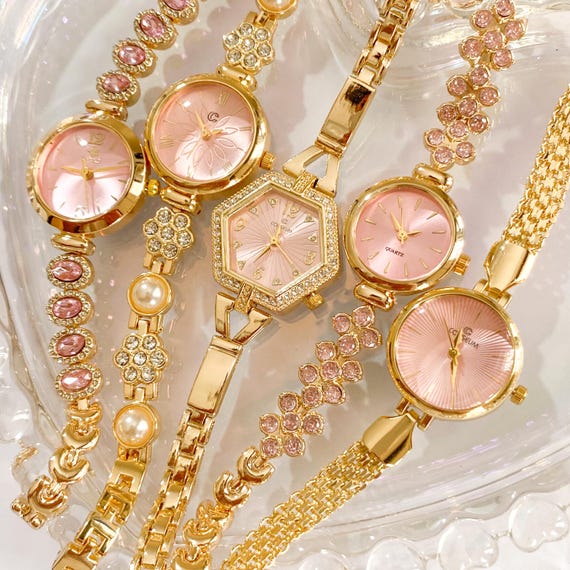 Pink Princess Watch Collection, Vintage Watch, Gift for Her  display picture 3