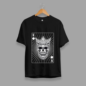 King t-shirt, Matching shirts, King of Hearts, Playing Cards T-shirt, Couple Gifts t-shirt, Valentines Day matching t shirts