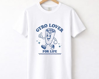 Funny Greek Gyros T-Shirt: Retro Foodie Tee