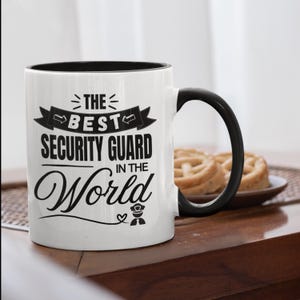 Best Security Guard mug, Security Guard Gifts, Security Guard Coffee Cup, Awesome Security Guard mug, thank you gift, Security Staff Mug