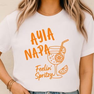 Ayia Napa t-shirt, Agia Napa T-shirt, Cyprus vocation T-shirt, Ayia Napa summer vacation, Ayia Napa Aperol Shirt