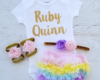 Baby Girl Coming Home Outfit, Newborn Girl Coming Home Outfit Baby Girl Clothes Personalized Outfit Baby Girl Outfits gift mode newborn