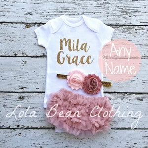 PREORDER Newborn girl coming home outfit, girl going home outfit, baby girl take home outfit, newborn girl outfit, hospital outfit