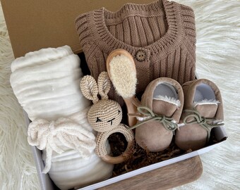 Baby Gift Box + Baby Gift Set + Baby Shower Gift + Gift for babies + New baby gift + unisex gift + gender neutral outfit + swaddle set