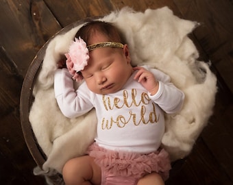 Cute outfits for newborn girl sales