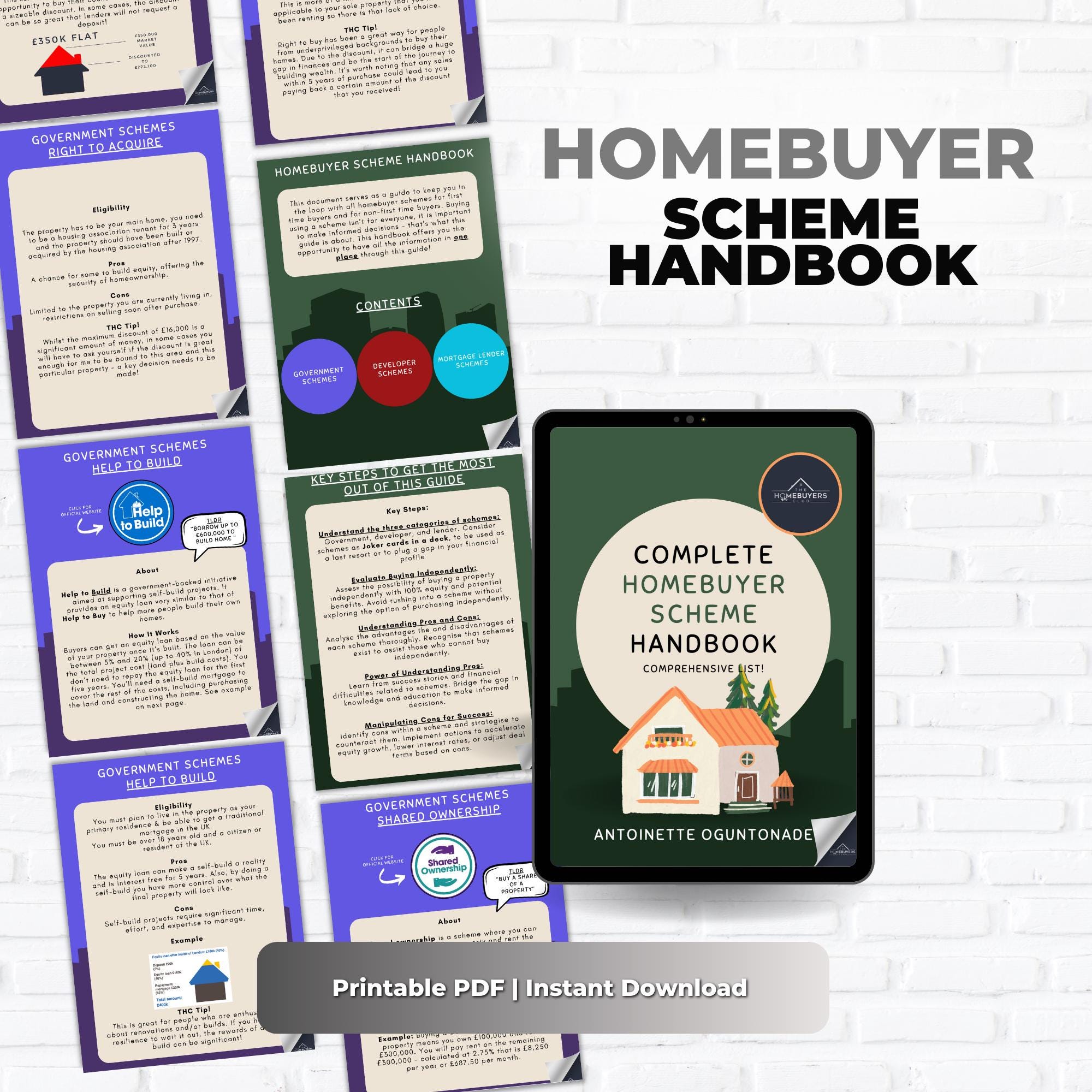 Complete Homebuyer Scheme Handbook Real Estate Marketing New