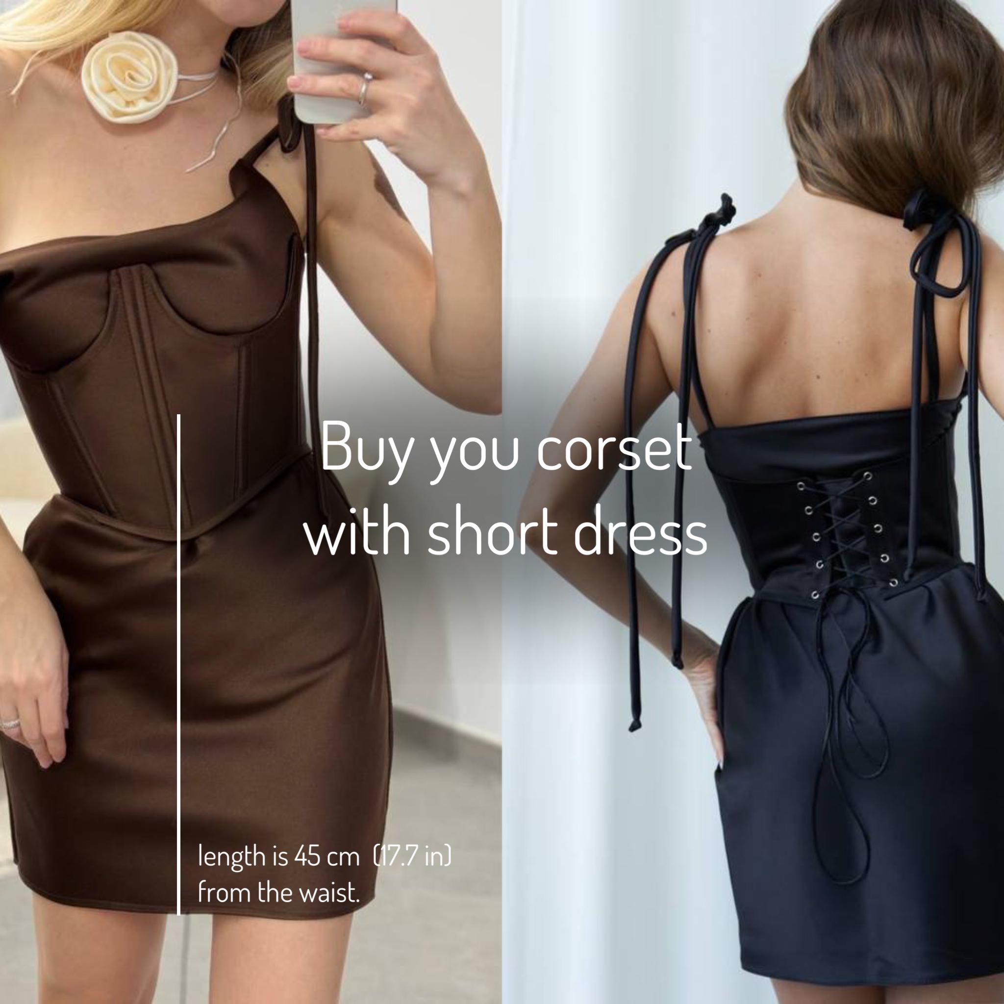 underboob corset dress Underbust Corset Dress