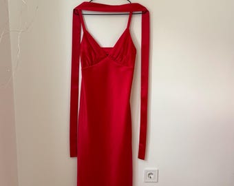 Handmade Silk Corset Dress: Formal Wedding Guest Gown, chocolate dress