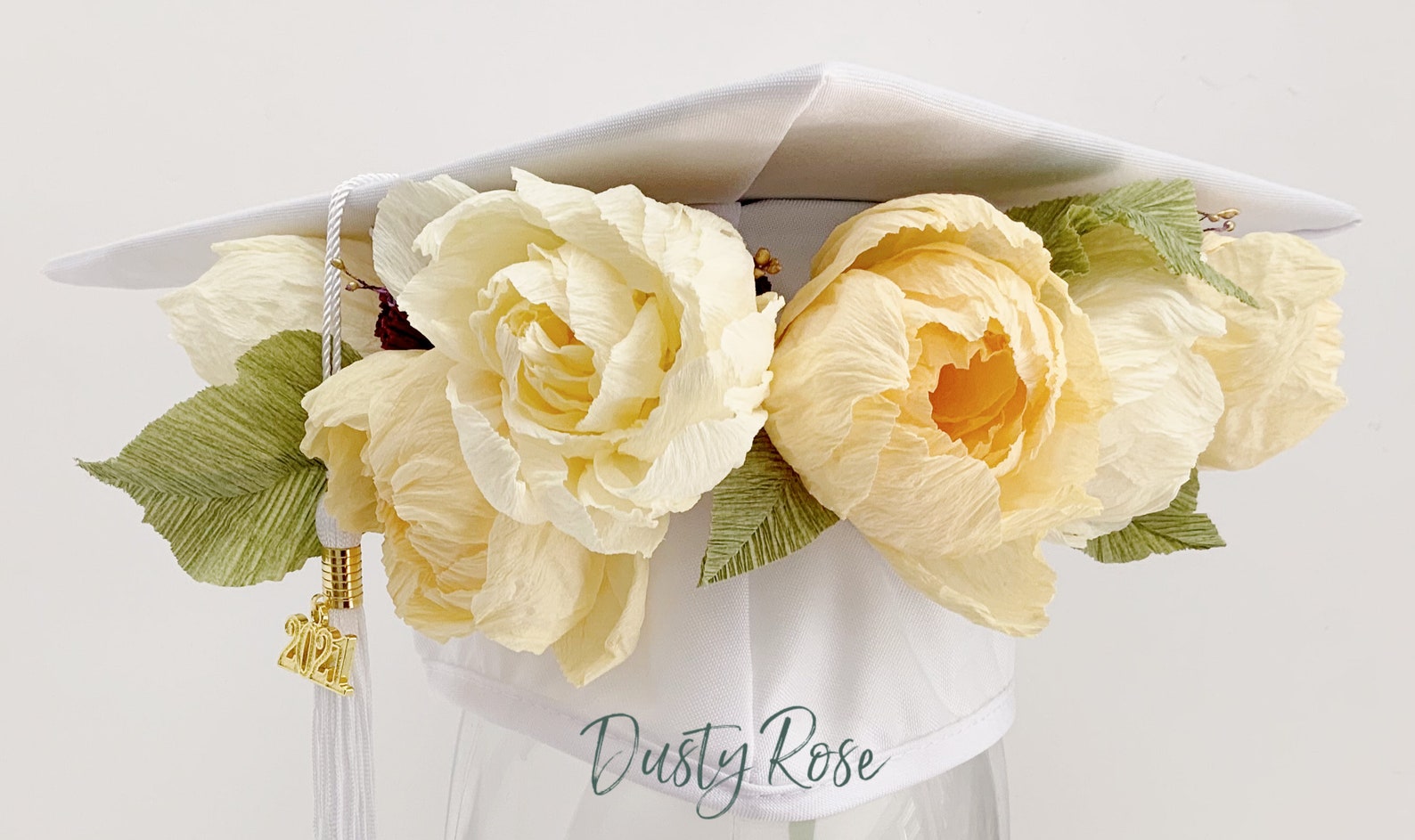 Crepe Paper Flower Crown Floral Headpiece wedding Flower Etsy